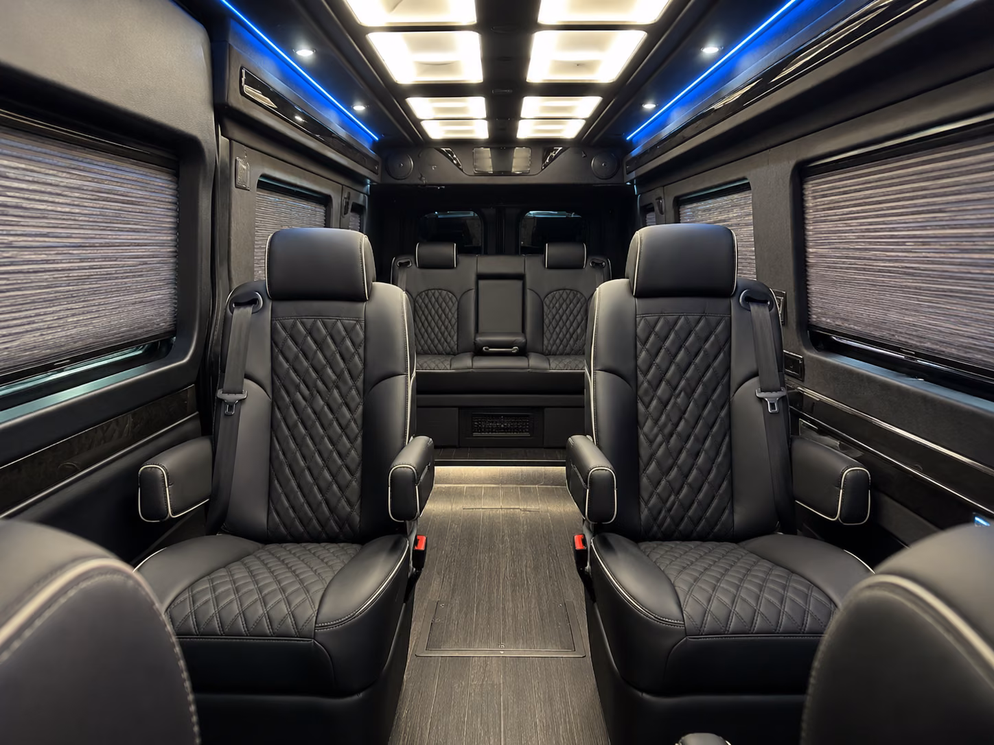 st petersburg 10 passenger sprinter van inside