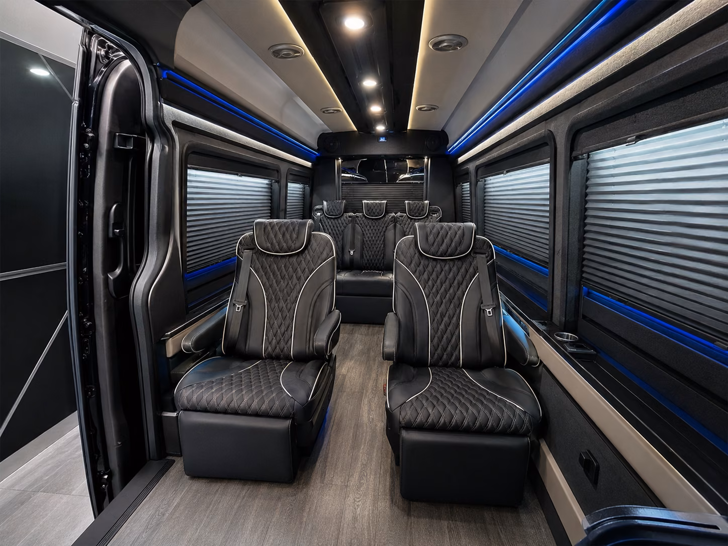 st petersburg 10 passenger sprinter van interior