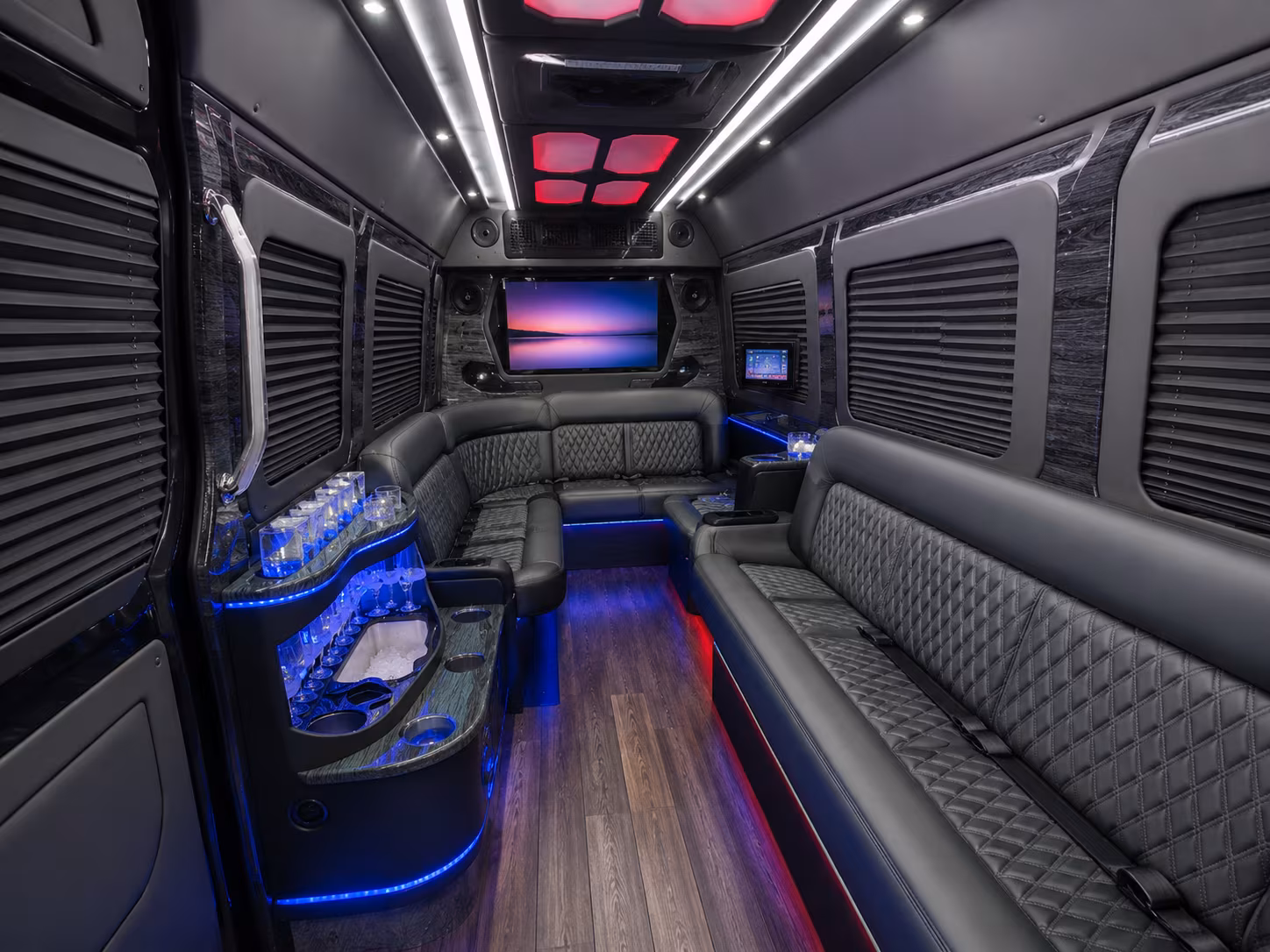 st petersburg sprinter limousine interior
